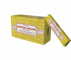 Satya Spiritual Healing Incense Sticks Export Quality Box of 180 Grams |12 Pack - Picture 1 of 2