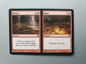 Boom / Bust, MTG Planar Chaos (2007), Rare Red Sorcery NM+ - Picture 1 of 2