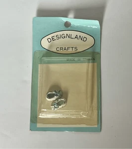 Vintage Miniature Designland Crafts Doll Shoes Baby Shoes Decoration NEW NOS - Picture 1 of 3