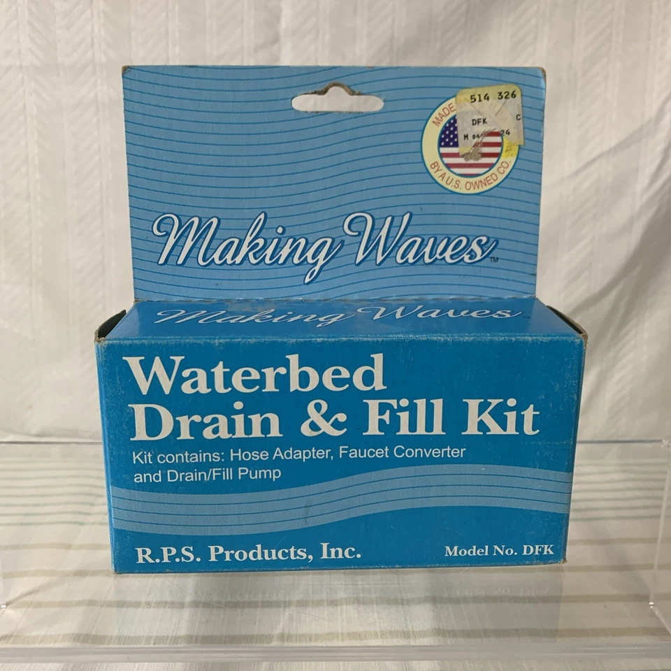 Waterbed Drain and Fill Kit No DFK RPS Products Inc 3pk