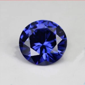 Natural Round Blue Sapphire Diamonds Cut VVS Loose Gemstones U Pick Size(6-12mm) - Picture 1 of 6