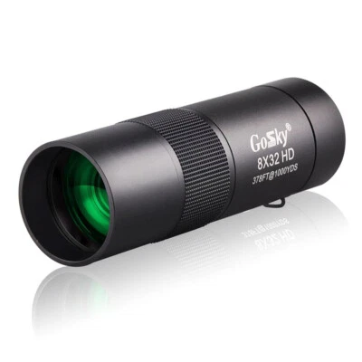 Gosky 8x32 Metal HD Compact Monocular Telescope (Black- Pocket Size) - Image 1 of 4