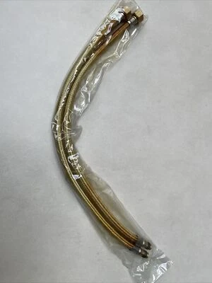 2 Connettori Coda Tubo Flessibile 50cm Oro Sanlingo - Immagine 1 di 4