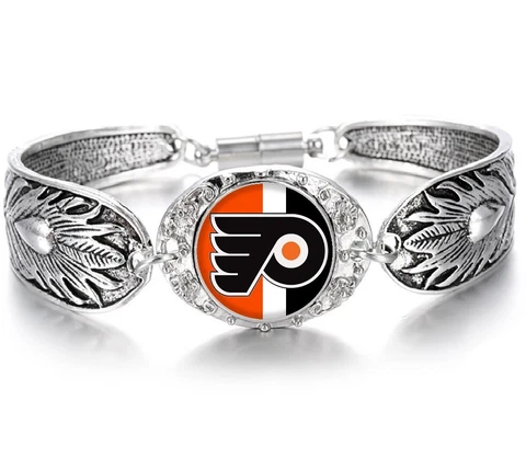 Special Philadelphia Flyers Women's Sterling Silver Bracelet Jewelry Gift D3S Cover