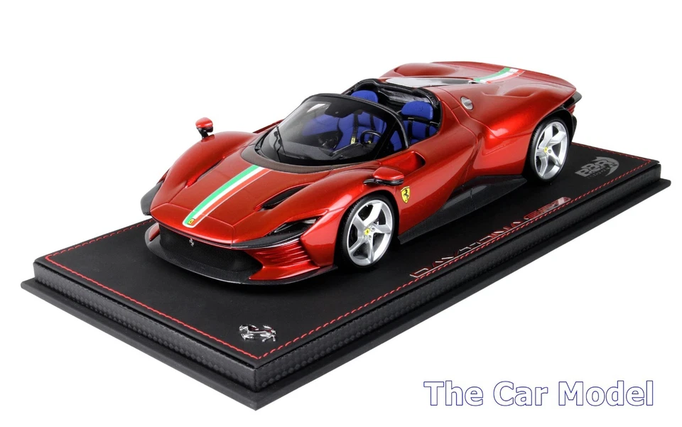 BBR Ferrari Daytona SP3 Icona Rojo Metálico Magma Italia Raya - Limitado 21 piezas 1/18 Foto 1 de 4