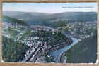 Aerial Birds Eye View Mauch Chunk Pennsylvania Postcard PC 1914 Curteich