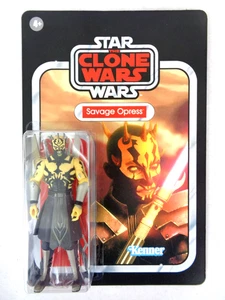 Custom Star Wars Savage Opress Action Figure Sealed on Custom Vintage Collection - Picture 1 of 4