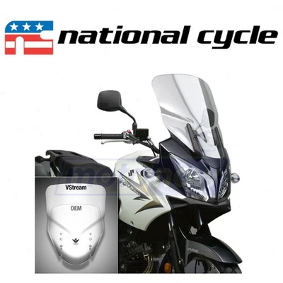 National Cycle VStream Windshield for 2004-2009 Suzuki DL650 V-Strom 650 - qv Foto 1 de 4
