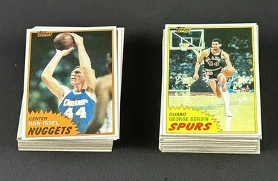 (101) Lote de baloncesto Topps 1981-82 con George Gervin + otras estrellas casi nuevo a casi nuevo-como nuevo Foto 1 de 4