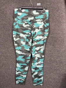 Lululemon Base Pace Leggings Women’s 12 Tight 25" High Rise LW5DROS Green Camo - Picture 1 of 7