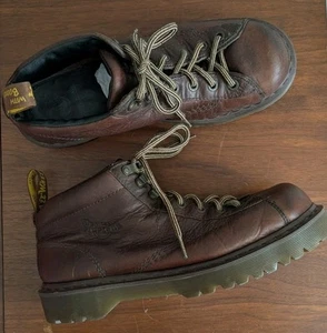 DR Doc Martens Mens 12 US 8287 Chunky Brown Boot Leather Air Wair Cushion Sole - Picture 1 of 13