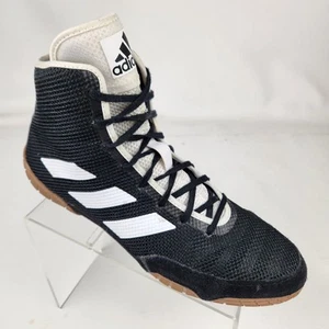 Adidas Tech Fall 2.0 Mens Wrestling MMA Shoes Black White FZ5388 Sz 11.5 - Picture 1 of 9