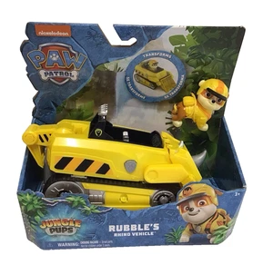 Paw Patrol Jungle Pups Rubble's Rhino Vehicle Brand New - Picture 1 of 5