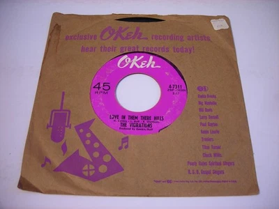 w SLEEVE The Vibrations Love in Them Hills / Remember the Rain 1968 45rpm VG++ - Image 1 of 4
