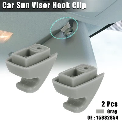 Sun Visor Retainer Support Clip 15882854 for Chevy Tahoe for GMC for Yukon 2Pcs - Image 1 of 4
