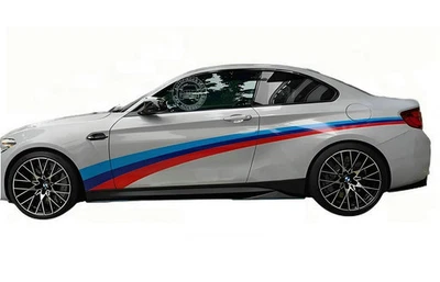 Calcomanía gráfica de rayas de carreras para BMW X2 X3 X4 X5 X vinilo línea de cintura auto pegatina Foto 1 de 4