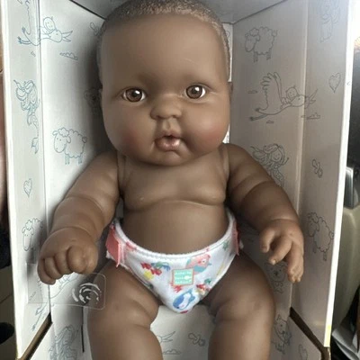 NIB JC Toys 'Lots To Love Babies' African American Baby Doll 14" Berenguer  - Image 1 of 3