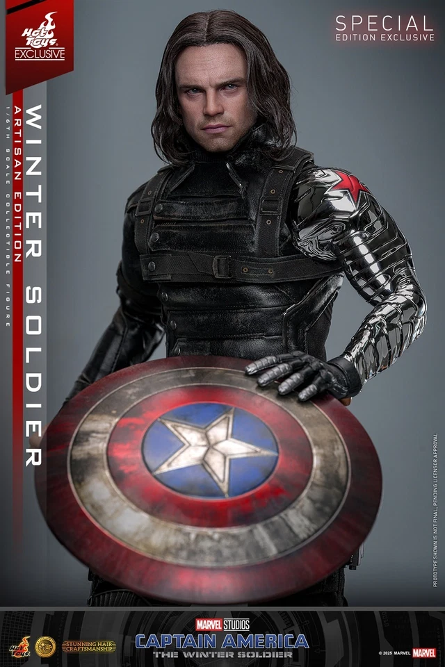 PRESALE Hot Toys MMS790AEB Winter Soldier Artisan Edition Special Edition Figure - Image 1 of 4