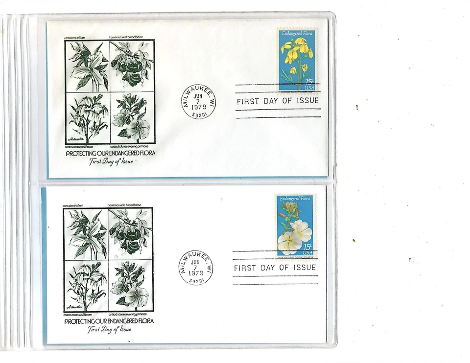 US: 2 FDCs XF 52532 - Image 1 of 1