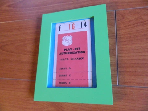 1978/79 Vancouver Canucks season ticket Playoff Authorization stub series B.C.D Cover
