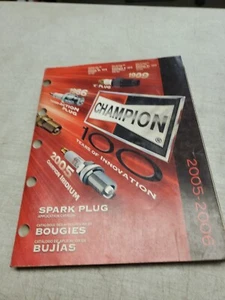 Champion Spark Plug Application Catalog 2005 2006 100 Years Of Innovation (Bb112 - Picture 1 of 6