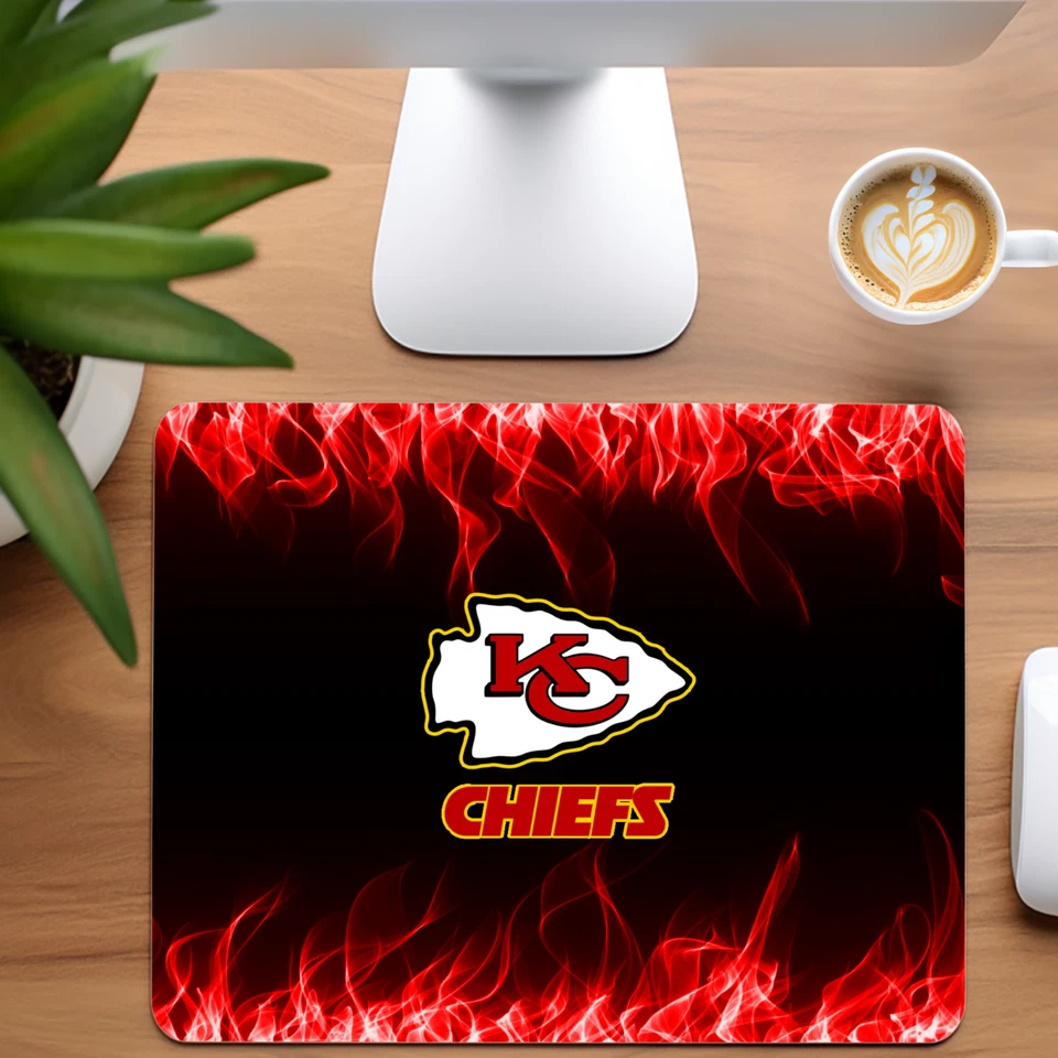 Kansas City Chiefs Custom Non-Slip Neoprene Mouse Pad Home Office - Image 1 of 1