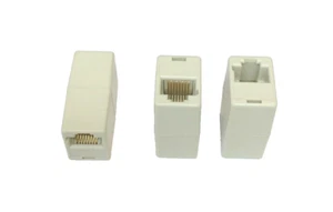 10PK 8 Pin RJ45 Internet Ethernet Cable Cord Modular Coupler Extender Connector - Picture 1 of 1