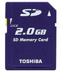 Toshiba 2 GB SD Secure Digital Card - Grade A - Picture 1 of 1