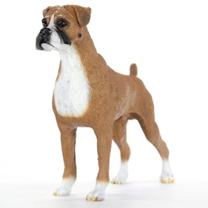 Boxer Figurine Hand Painted Statue Uncropped - Picture 1 of 1