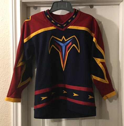 Vintage Atlanta Thrashers Koho Sewn Hockey Jersey Youth L/XL EUC Cover