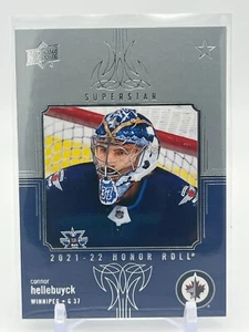 2021-22 UD Honor Roll #HR-38 Connor Hellebuyck - Winnipeg Jets - Picture 1 of 1