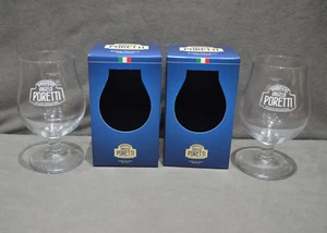 2x Angelo Poretti Italian Hopmaster 2/3 & Half Pint Glaskelch in Geschenkbox M21 - Bild 1 von 12