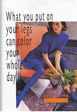 1993 Liz Claiborne Pantyhose Stockings Tights Sexy Legs Vintage Print Ad 1990s