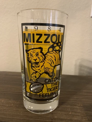 RARE vintage 1984 Missouri Mizzou Tigers tumbler Cover
