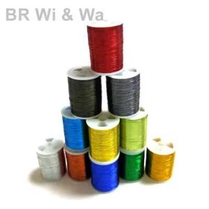 200m/Spool Metallic Thread 150D Fishing Rod Component DIY Rod Building Repair - Picture 1 of 35