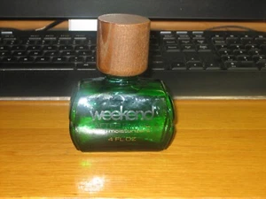 VINTAGE AVON BOTTLE: WEEKEND AFTER SHAVE WITH MOISTURIZERS 4 FLUID OZ 98% FULL - Picture 1 of 7