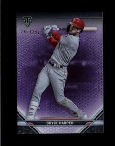 BRYCE HARPER 2022 TOPPS TRIPLE THREADS #79 AMETHYST PARALLEL #245/299 BD2419 - Picture 1 of 1
