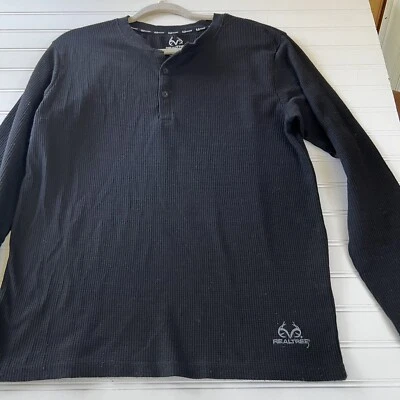 Realtree mens thermal long sleeve waffle knit size XL - Image 1 of 4