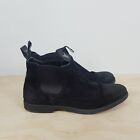WINDSOR SMITH Mens Size 6 or EUR 40 Black Karter Suede Leather Ankle Boots Shoes