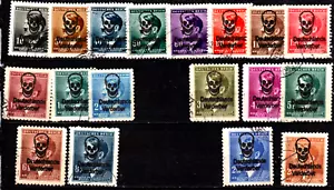 EAS_STAMPS Germany Reich Occupation propaganda stamps 18 total - Picture 1 of 1