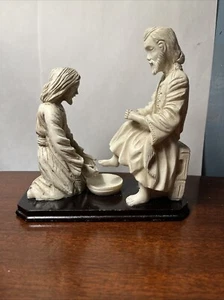 Unique Jesus The Servant Statue. Vintage Eastern Style Figurine - Picture 1 of 12