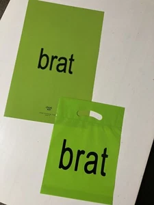 Charli XCX BRAT Listening Party Event Poster plus Promo Bag Rare - Picture 1 of 6