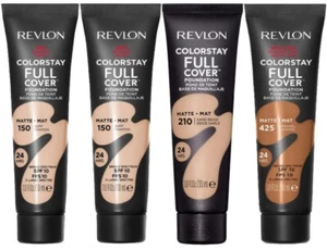 REVLON Colorstay Full Cover Foundation 24Hrs Matte Makeup 30ml - Picture 1 of 19