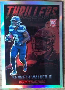 2022 Panini Rookies & Stars Football Thrillers KENNETH WALKER III  Silver Prizm - Picture 1 of 1