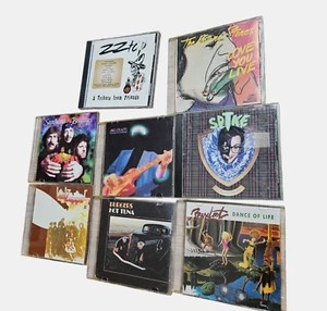 Lot of 8 Rock CDs - ZZ Top, The Rolling Stones, Dire Straits, Santana, Hot Tuna - Picture 1 of 6