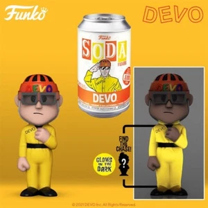 Devo - Satisfaction Vinyl SODA Figure in Collector Can Chance At A Chase - Picture 1 of 1