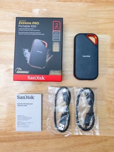 SanDisk Extreme PRO 2TB USB-C Portable External SSD - perfect working order! - Afbeelding 1 van 4
