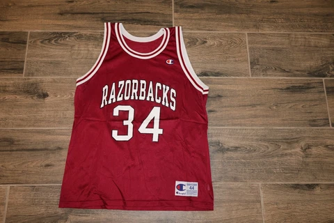 Corliss Williamson Arkansas Razorbacks NCAA Basketball Jersey Champion Retro 44 Cover