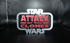 Star Wars Attack of the Clones 3D printed Logo Art