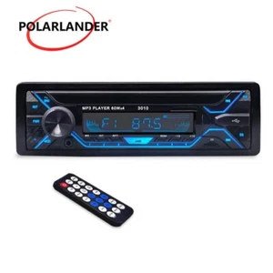 Single Din USB/TF card Aux MP3 Playe Bluetooth Car Stereo Audio w/remote control - Picture 1 of 16